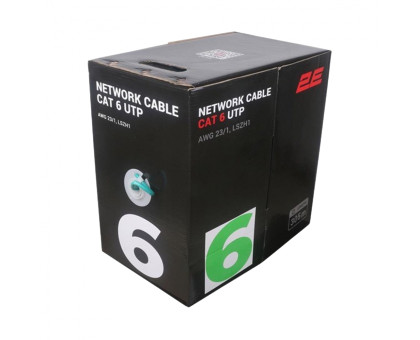 Сетевой кабель 2E CAT 6 U-UTP (2E-CBL6EUTP-LSZH1-GRN)  CAT
