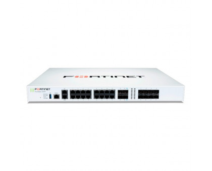Межсетевой экран Fortinet FortiGate-201F, 18 × GE RJ45, 8 × GE SFP, 4 × 10GE SFP+, SSD 480 ГБ, Government Edition FG-201F-LENC  Fortinet