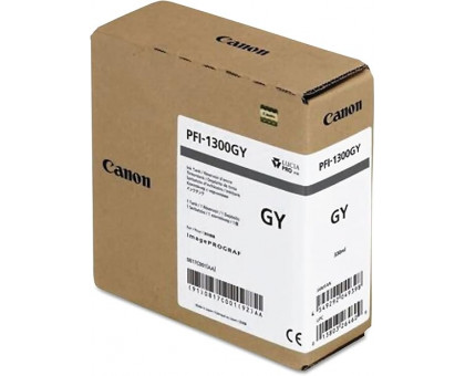 Картридж для струйного принтера Canon PFI-1300GY (0817C001AA)  Canon PFI-1300GY